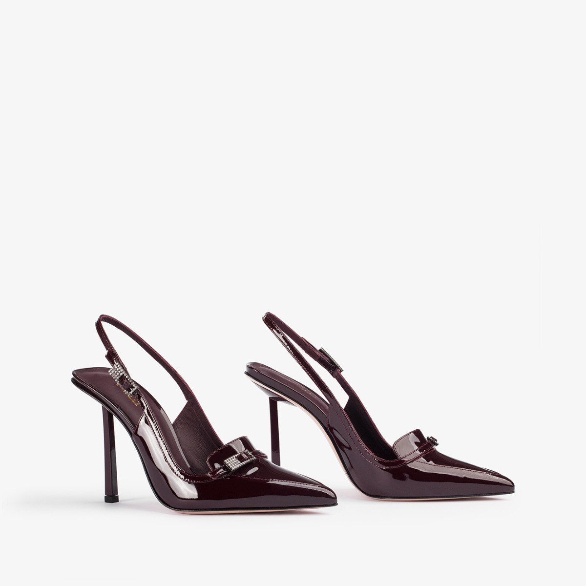 パンプス LE SILLA 'Morgana' slingback CLIVAGE SLINGBACK 120 mm ROSSO | Le Silla