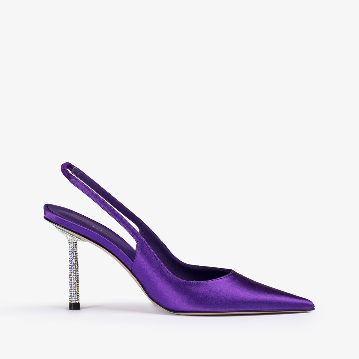Patent Leather Benedetta Boroli Shop Online Shop Purple Sling Back