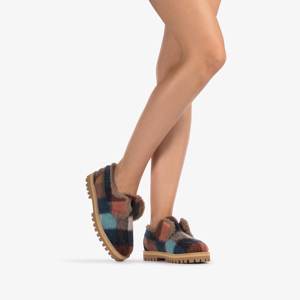 Brown wool loafer with sheepskin lining - Le Silla