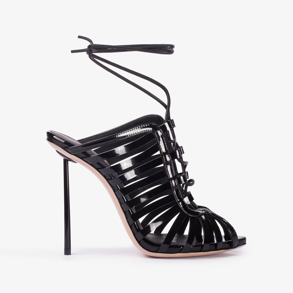 Hold Me 85 Crystal Cage Sandals