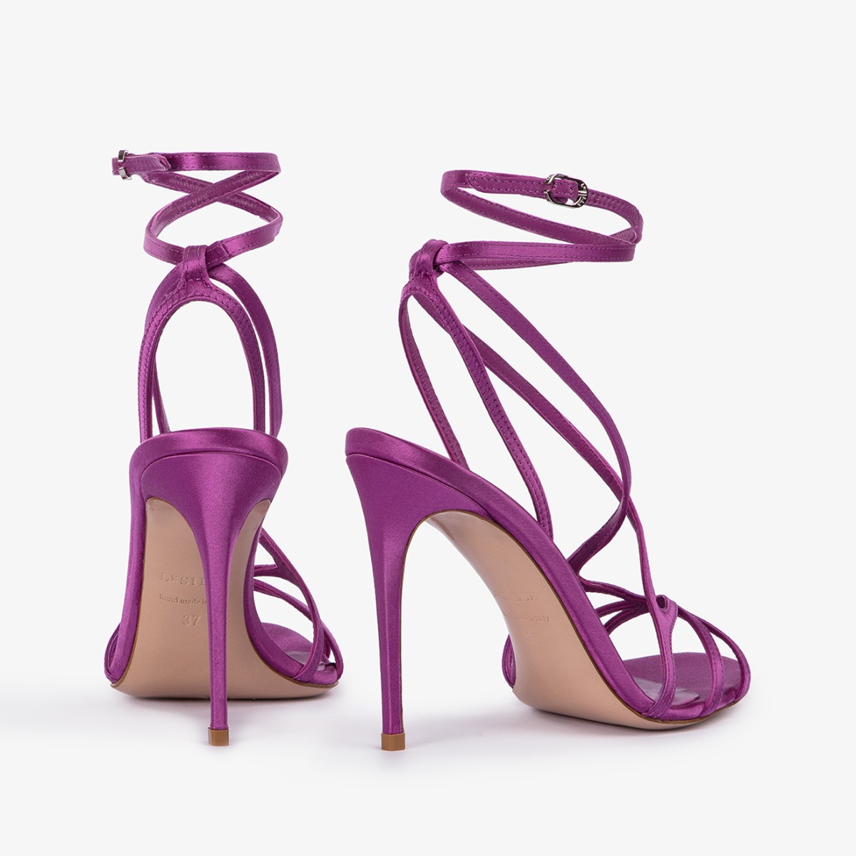 Le Silla Belen crystal-embellished sandals - Purple