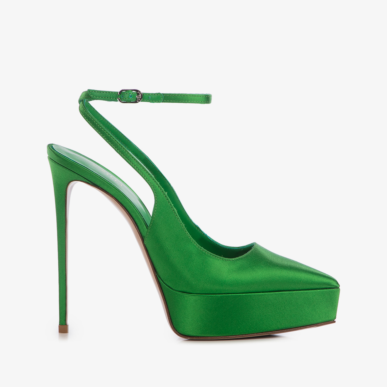 CHANEL SATIN EMERALD