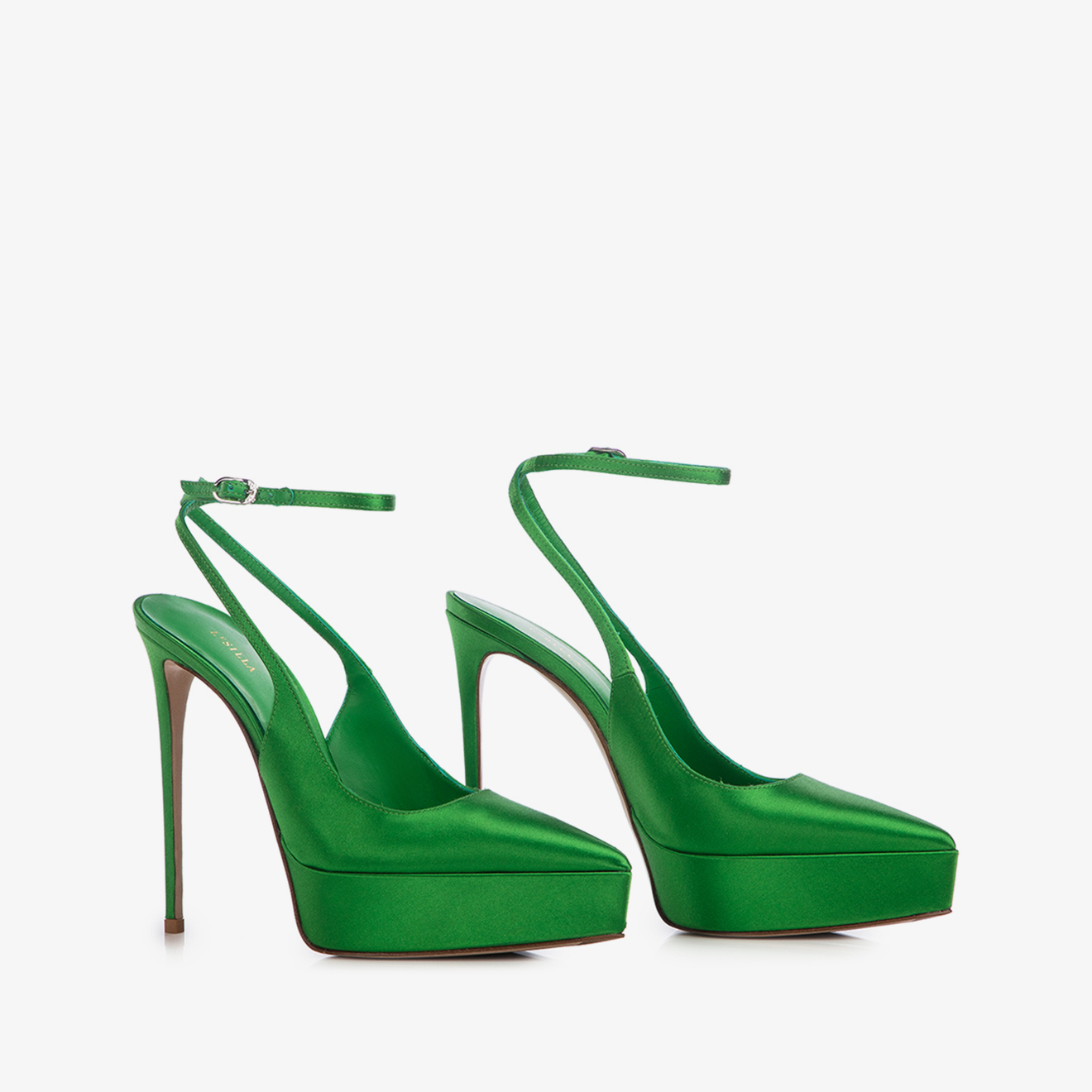 CHANEL SATIN EMERALD