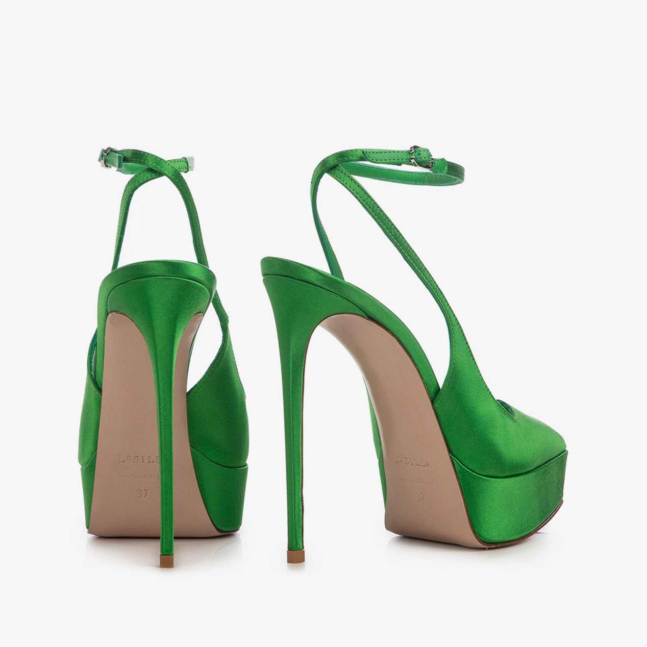 CHANEL SATIN EMERALD