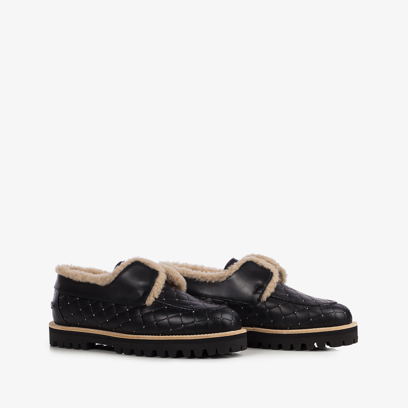 YACHT LOAFER FUR INNER LINING - Le Silla official outlet