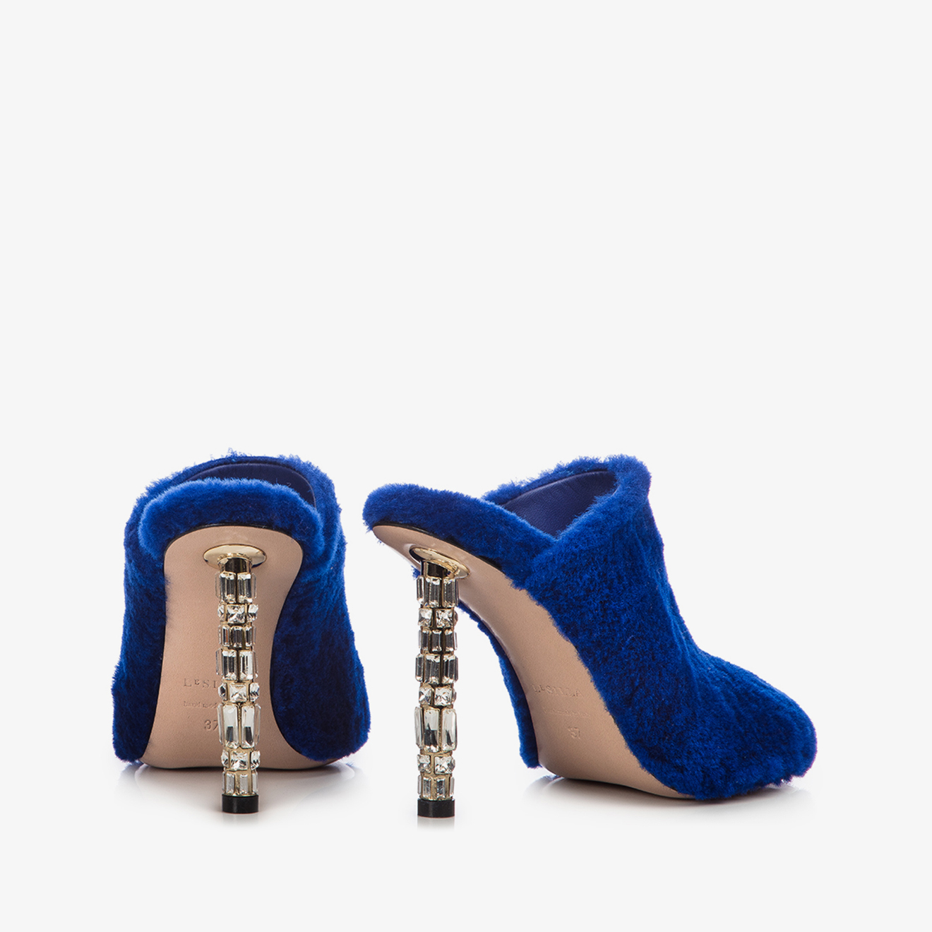 SABOT CURLY LAZULI-BLUE
