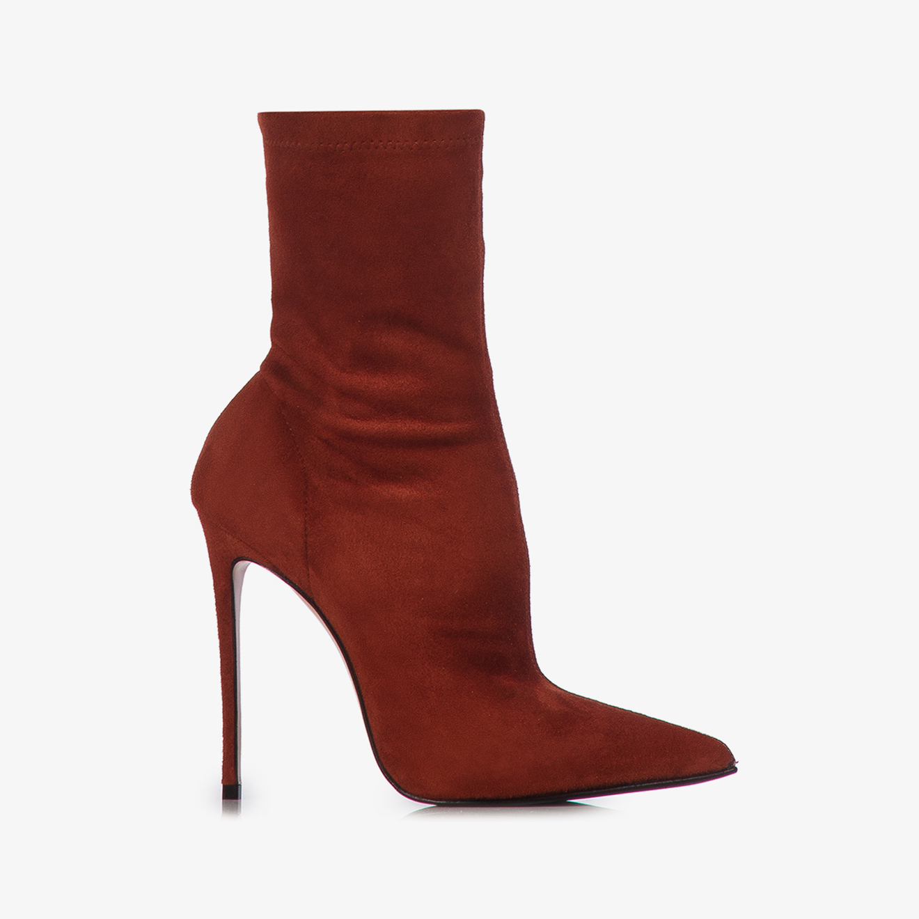 STIVALETTO VELOUR-STRETCH SUMAC