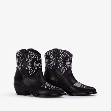 CHRISTINE COWBOY ANKLE BOOT 70 mm - Le Silla official outlet