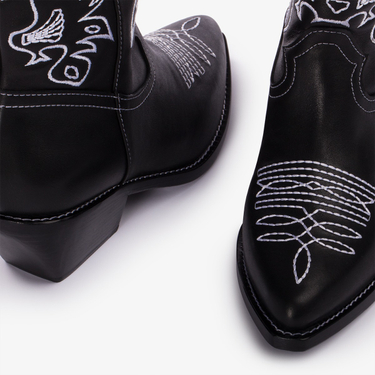 CHRISTINE COWBOY ANKLE BOOT 70 mm - Le Silla official outlet