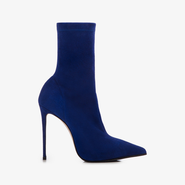 STIVALETTO VELOUR-STRETCH LAZULI-BLUE