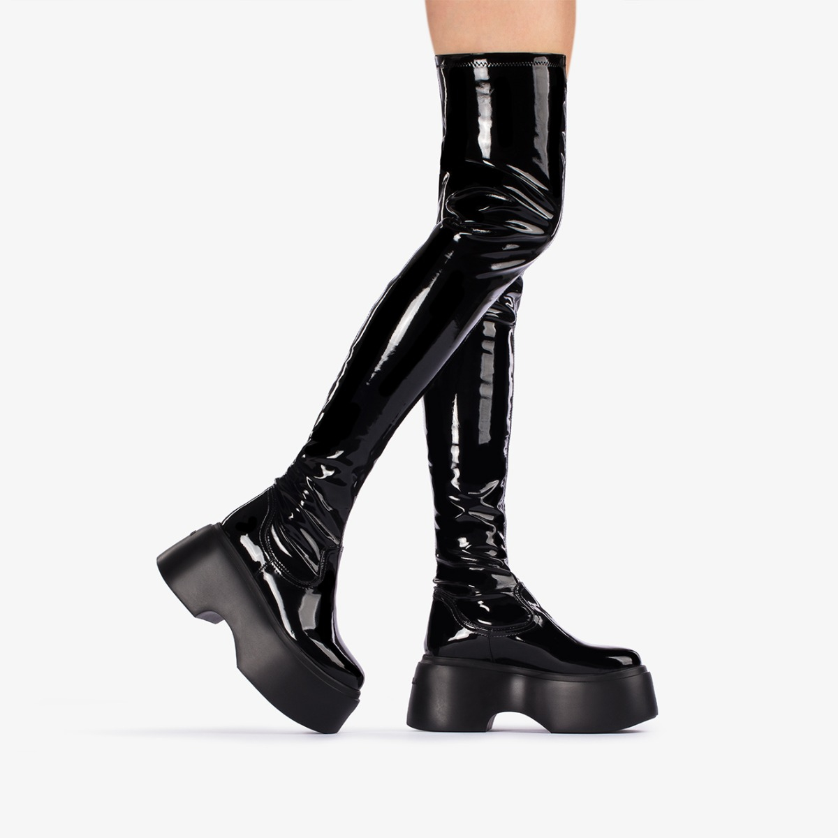 KEMBRA THIGH-HIGH BOOT 100 mm - Le Silla official outlet